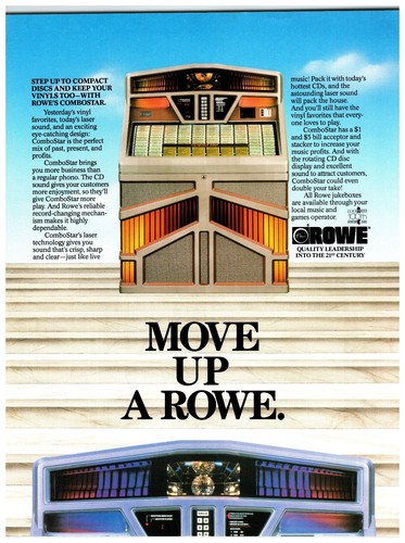 1989 rowe jukebox combostar - jukebox,