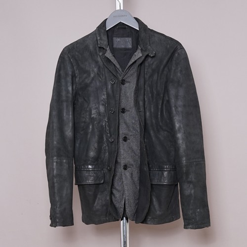 All saints leather blazer - saints,