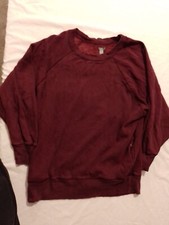 Mens Sweater Aerie Size S Crew Neck Brown 122