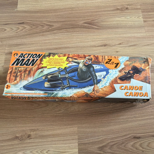 Hasbro action man - hasbro, canoe