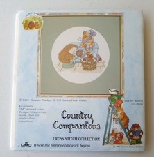 DMC Country Companions Counter Display Cross Stitch Kit 21.25cm Round #K165