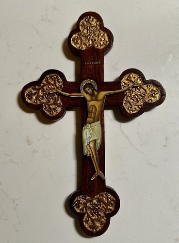 Wooden handmade byzantine - handmade,