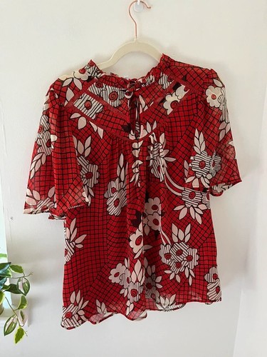 Celia birtwell next red floral - next,