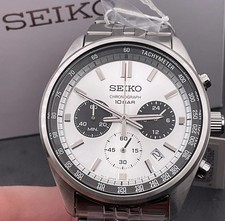Seiko Chronograph Quartz White