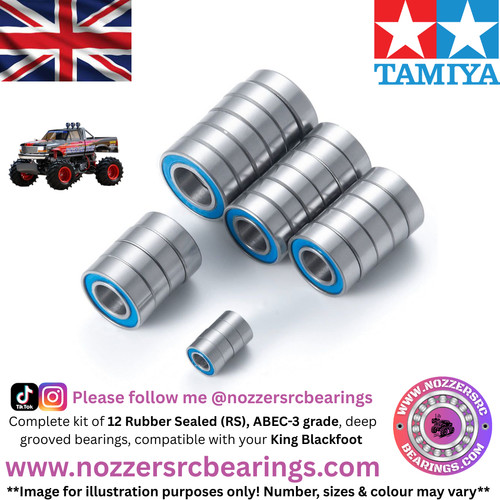 Tamiya king blackfoot complete - tamiya,