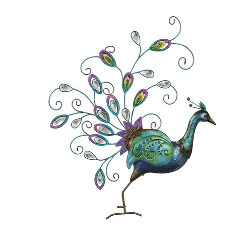 Metal peacock wall - 59,