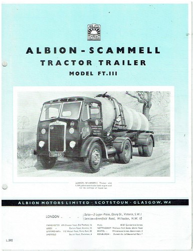 Albion scammell model - albion,