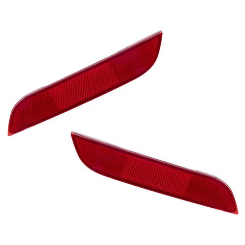 2pcs rear bumper reflectors - bumper,