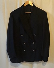 Pakeman Catto & Carter bespoke navy blazer wool double breasted 42