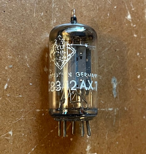 Vintage telefunken 12ax7 ecc83 - vintage,