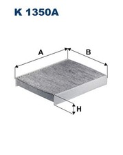 K 1350A Filtron filter, cabin
