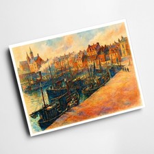 Print the harbour shore - the,