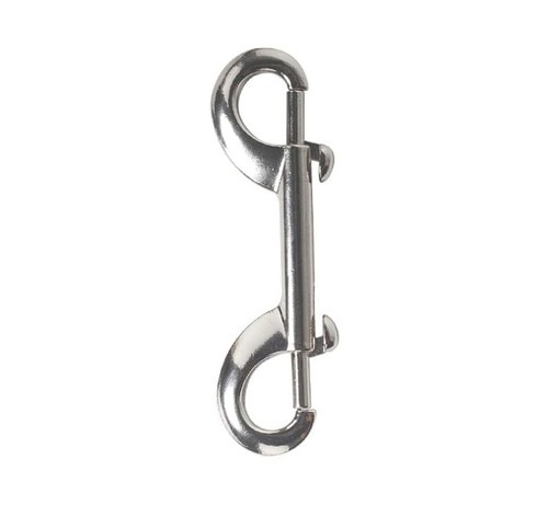 Silver double ended - bolt, snap