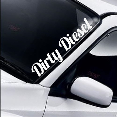 Dirty diesel windscreen - dirty,
