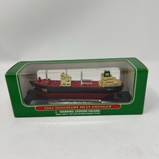 Hess Truck Mini 2002 Hess Miniature Voyager Tanker Ship NIB