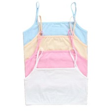 3 PACK GIRLS CROP TOP - Training FIRST BRA SOFT COTTON UNDERWEAR AGE 9 - 14