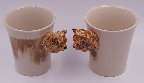 Pair two ceramic mugs with - pair,