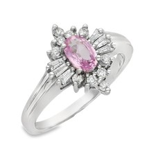 Ladies 9ct White Gold Diamond