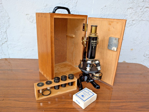 Vintage microscope otto - microscope,