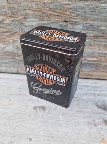 Harley davidson storage tin - davidson,