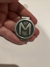 Morris Crank Handle Badge Emblem Metal M Logo Classic Car Automobilia