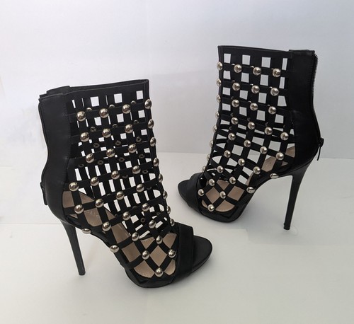 Caged heels shoes boots - heels,