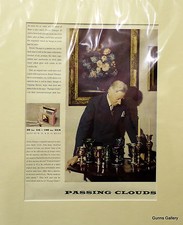 Original Vintage Matted Advert