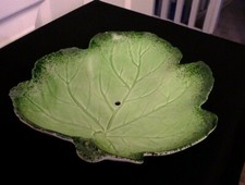 Vintage Royal Winton, Grimwades, Moulded Leaf, Salad Leaf Bowl Drainer c.1950's