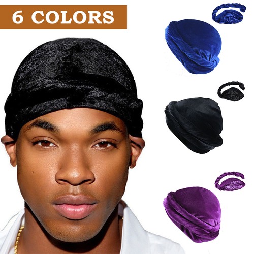 Velvet turban durag - durag, elastic