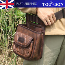 TOURBON Shooting Game Shotgun Shell Pouch Skeet Trap Ammo Belt Holster Waist Bag