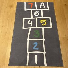 Ikea Hopscotch Grey Kids Rug Carpet