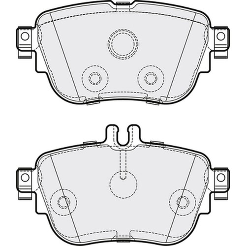 Brake pads set - set, for