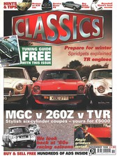 Classics Magazine November 1998 Capri RS3100, TR4A, GT6, Volvo P1800S and more