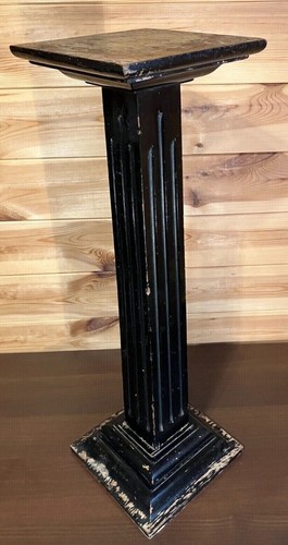 Vintage heavy black wooden - vintage,