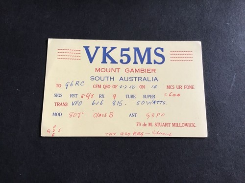 Vintage qsl radio - vintage,