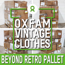 Beyond Retro Vintage Clothes Wholesale Pallet - Mixed Styles & Sizes - Used F2