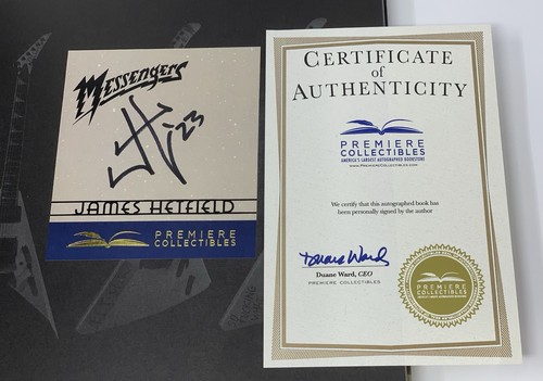 Signed james hetfield - signed,