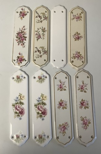 Vintage ceramic door push - ceramic,