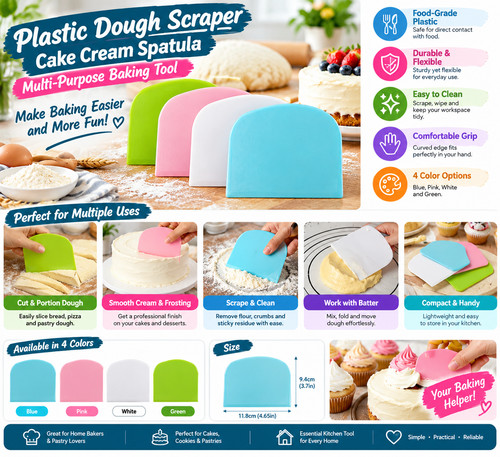 Professional dough scraper - dough,