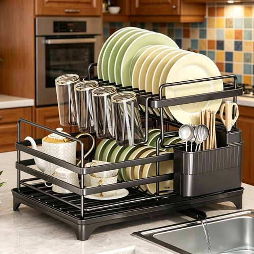 Tier large dish drying - large, rack