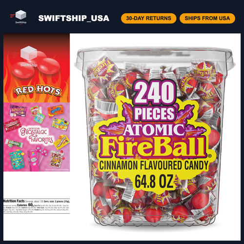 Cinnamon fireball hard candy - hard,