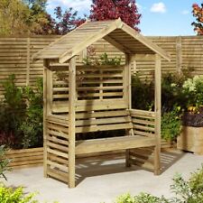 Rowlinson Aston Garden Arbour Bench Seat Pressure Treated