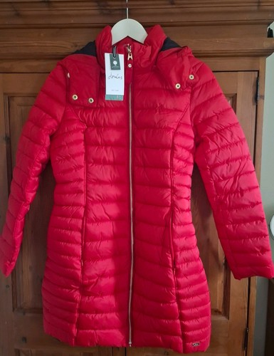Joules uk10 red ladies long - joules,