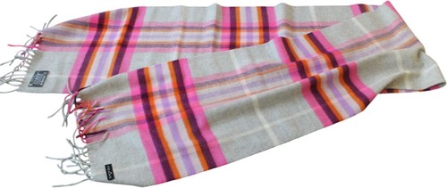 Fraas cashmink plaid scarf - cashmink,