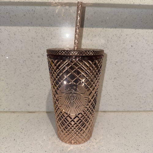 Starbucks rose gold tumbler - starbucks,