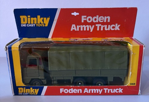 Dinky 668 foden army truck - dinky,