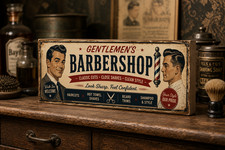 Vintage style Barbers shop