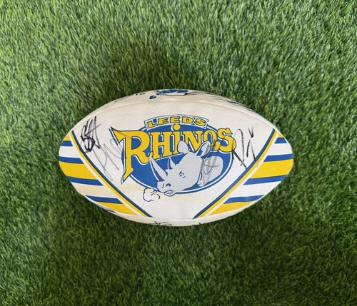 Genuine leeds rhinos signed - leeds,