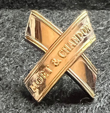 RARE MOËT & CHANDON BOTTLE RIBBON ARTHUS BERTRAND PIN BADGE AGE WORN