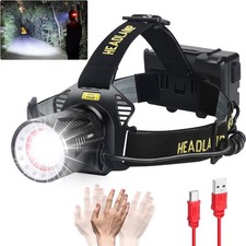 Head Torch Rechargeable, Super